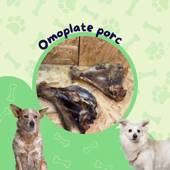 JF animalerie - Wholesale Pet Treats - Dog - Pork shoulder blade/Dog treat