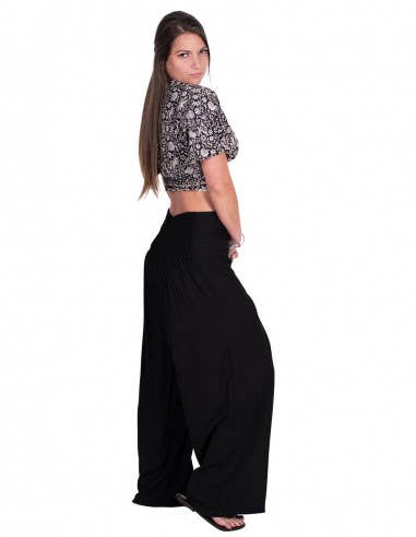 Women's Wide Black Trousers for wholesale on Faire2