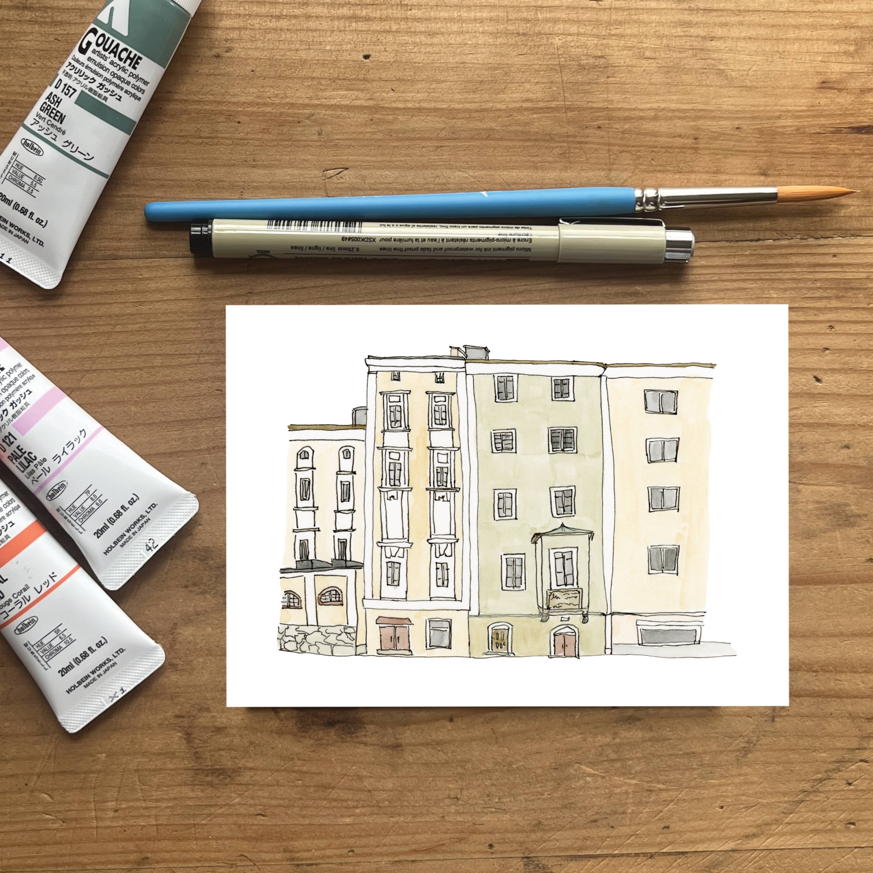 Sarah Wormann Art - Wholesale Art Print - Salzburg, Austria Buildings - Europe Travel Art Print3