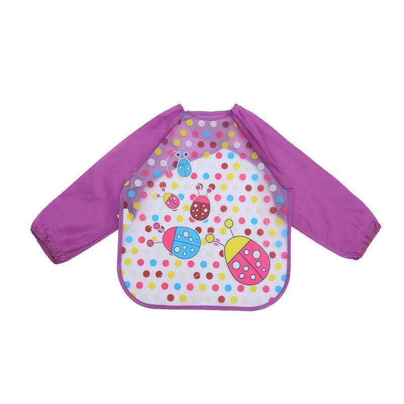 KiddieKickz - Vente Tablier – enfant - Tablier imperméable à manches longues Cute Bibs, blouse d'alimentation pour enfants4