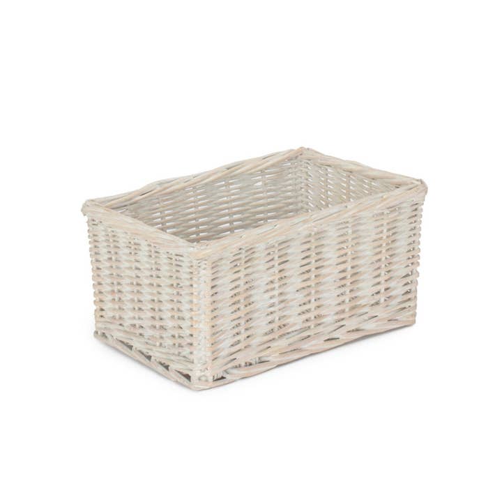 Red Hamper – wholesale Decorative tray – White Wash Willow Trays