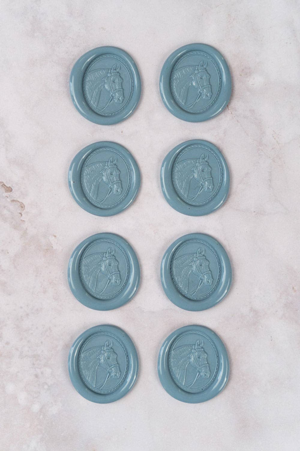 Danielle Demers Studio - Wholesale Sealing Wax - Horse Head Wax Seals, Boxed Set of 8, Available in 9 colors3