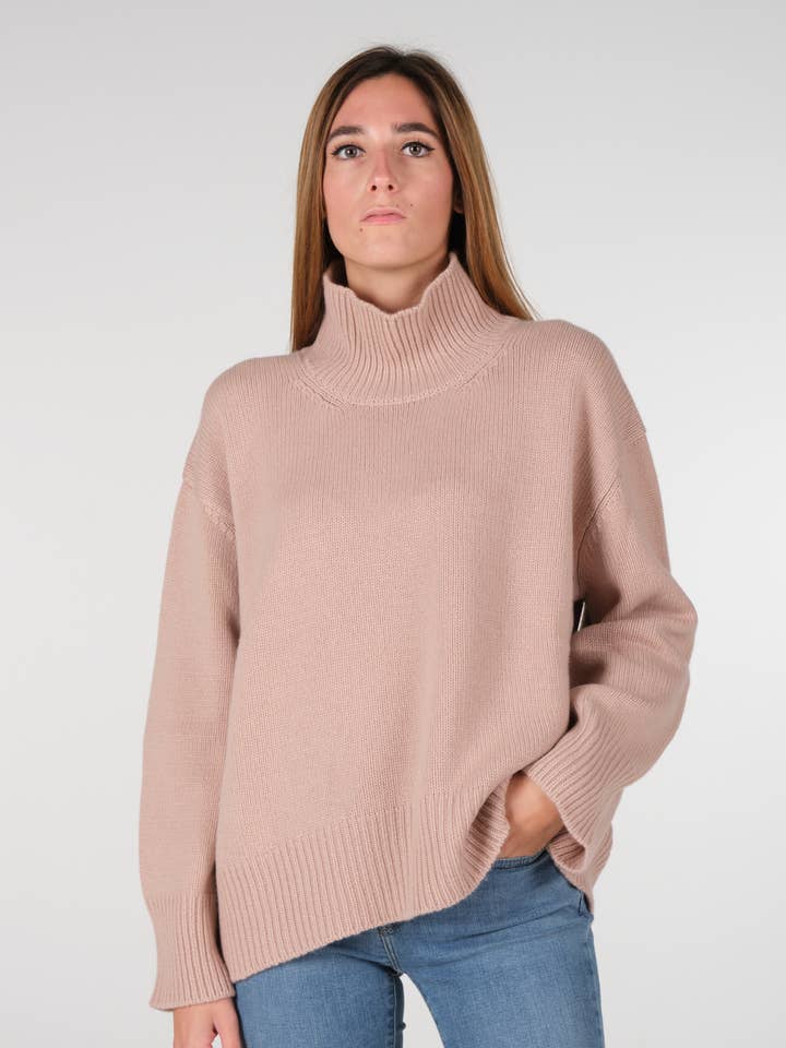 Vittoria polotröja med hög krage för wholesale av Del Duccio