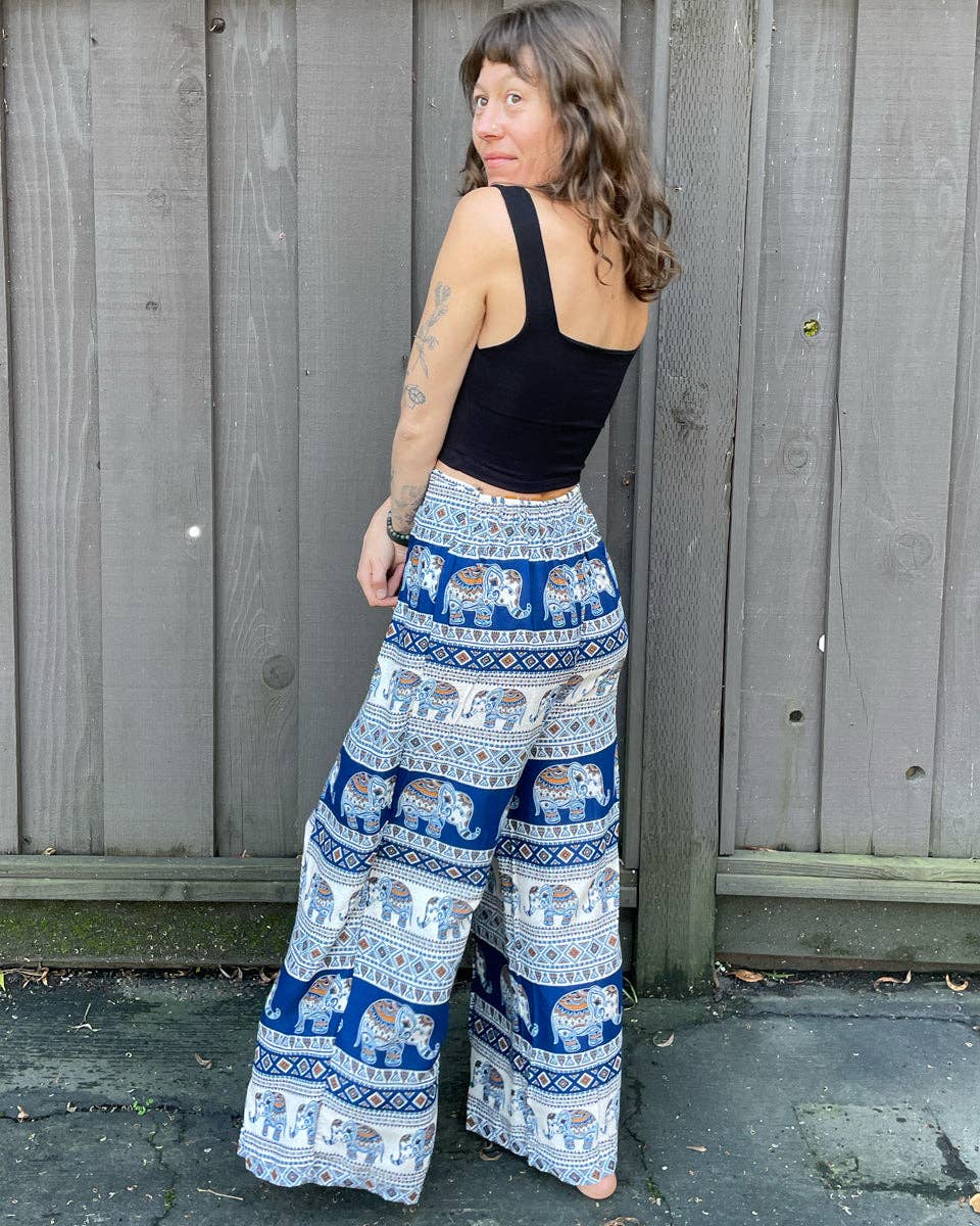 Zig Zag Asian Collection - Wholesale Pants - Women's - Elephant Palazzo Pants6