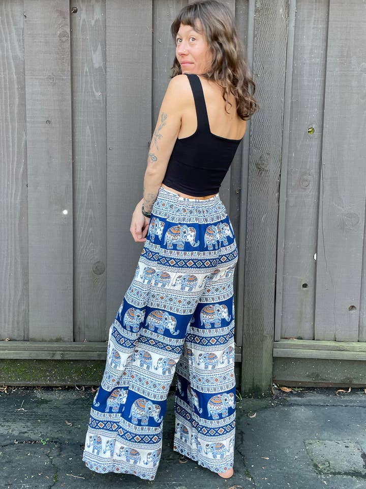 Zig Zag Asian Collection - Wholesale Pants - Women's - Elephant Palazzo Pants6