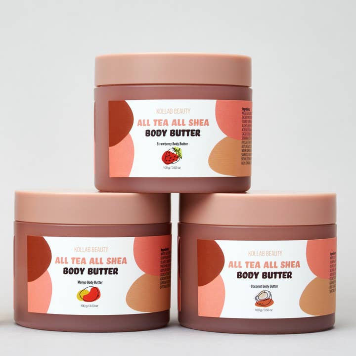 Slate Brands - Wholesale Body Balm/Butter - All Tea All Shea Strawberry Body Butter