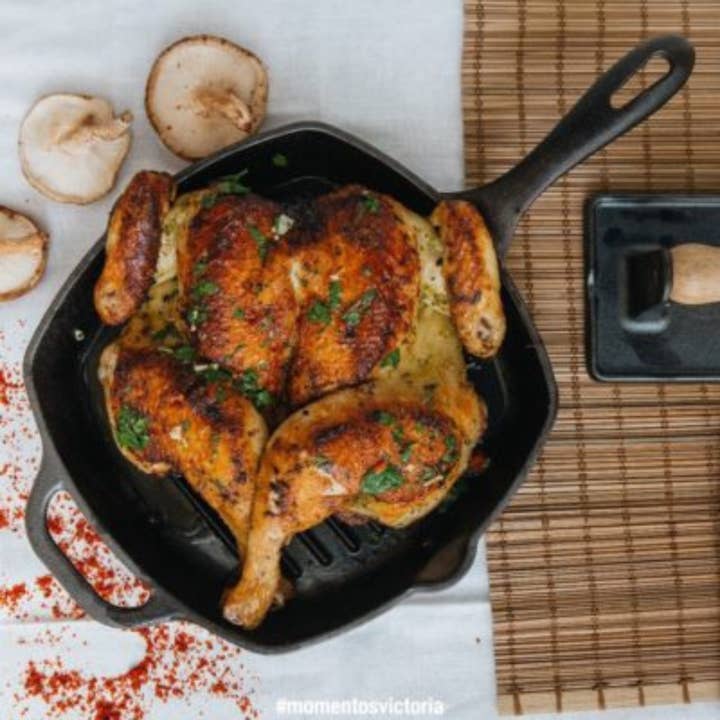 Style Asia - Wholesale Cast Iron Skillet - Jim Beam Pre Seasoned Cast Iron Square Skillet with Ridges9