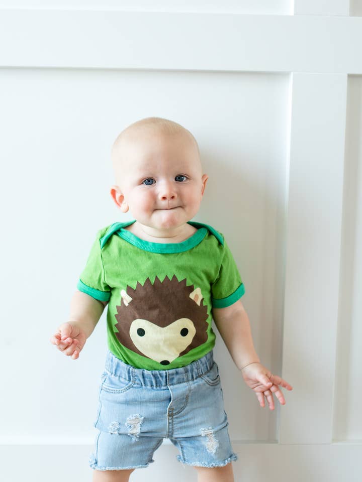 Body Woodland Hedgehog pour bébé pour la vente par Doodle Pants