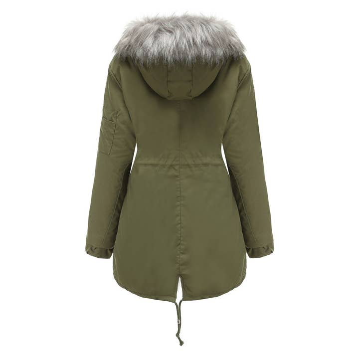 Marayn - Wholesale Coat - Women's - Warm Hooded MidLength Padded Parka Coat Winter 202564