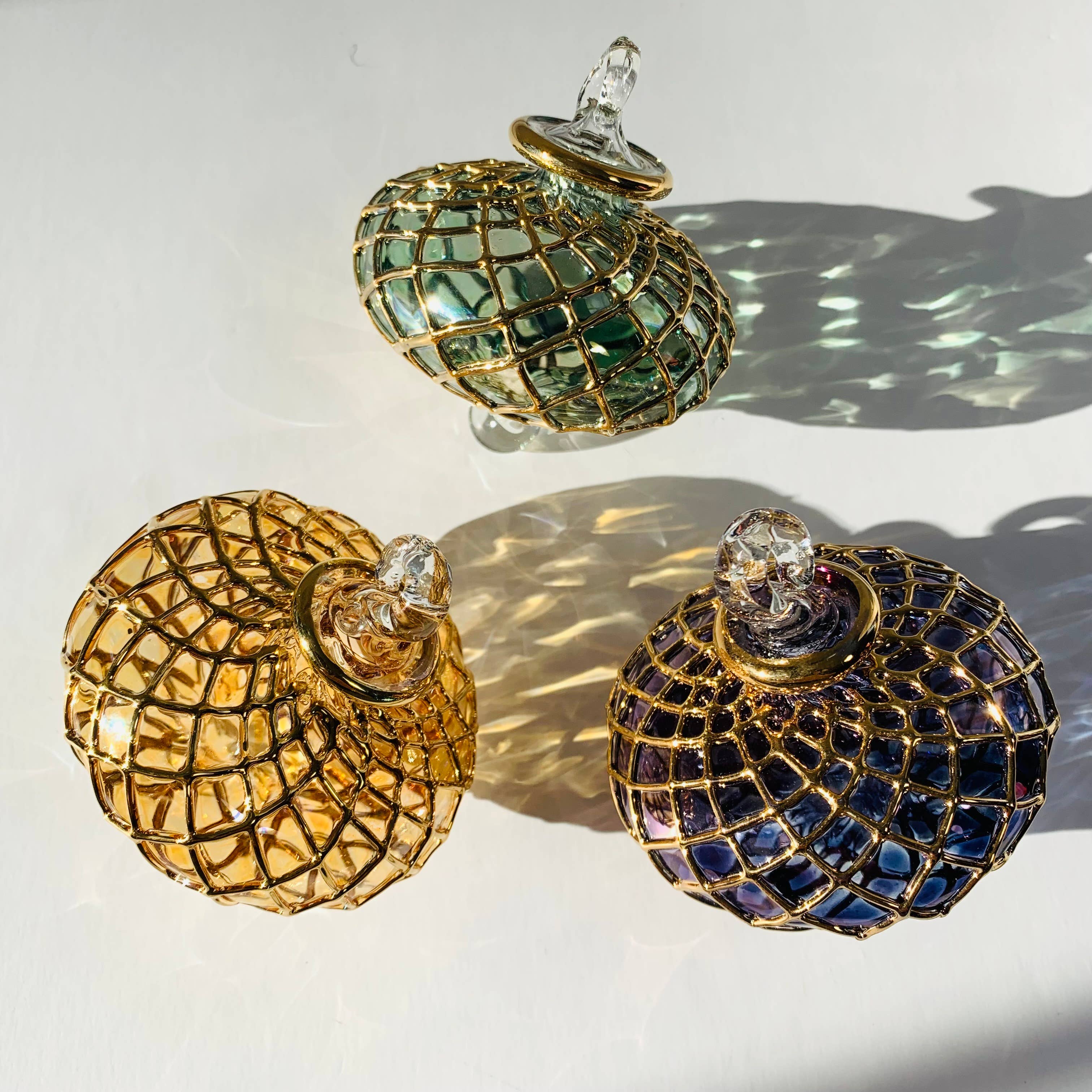 Dandarah - Wholesale Ornament - Klein ornament van geblazen glas - Diamond Toupie17