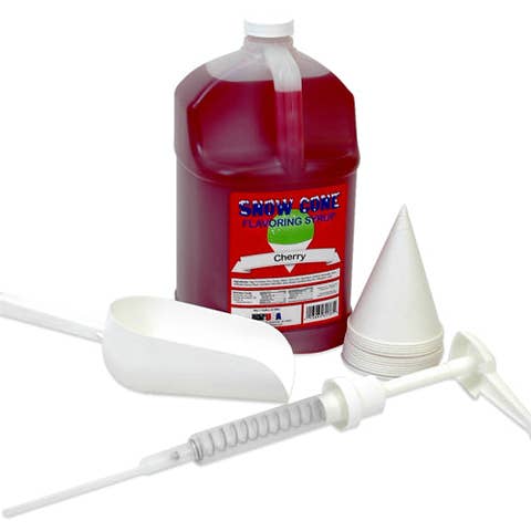 EcoQuality - Wholesale Kitchen Appliance - Snow Cone Shaved Ice Starter Kit