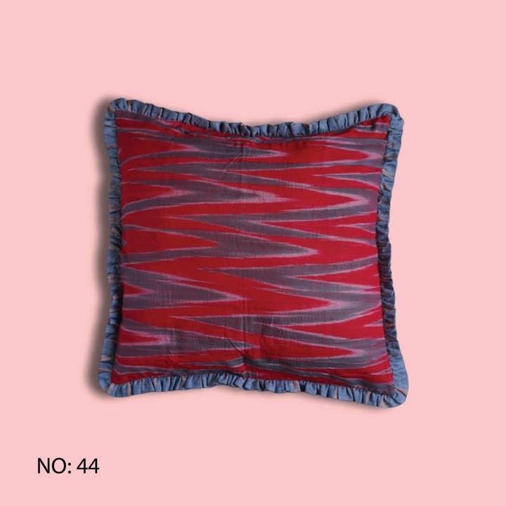 Annahmol - Wholesale Throw Pillow Cover - One of a Kind Vintage Kantha & Ikat Pillow 236