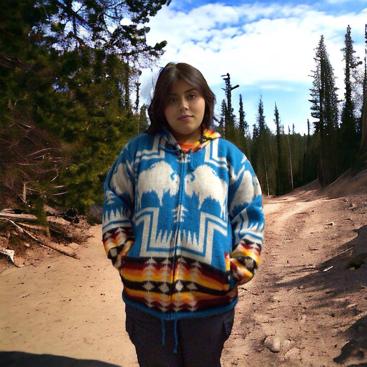 Pull unisexe en alpaga Buffalo pour la vente par OldTribes