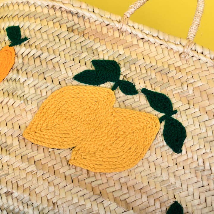 King Of Handmade – wholesale Beach bag – Lemon Beach Bag - Italian Tote Bag - Lemon Italy Tote1