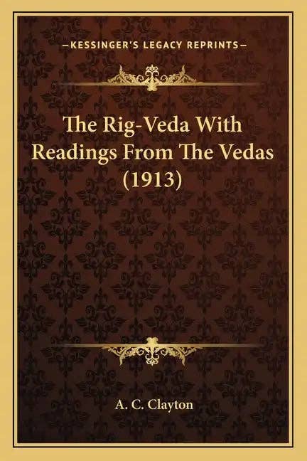 Books by splitShops - Wholesale Religion Book - The Rig-Veda with Readings from the Vedas (1913) - Paperback0