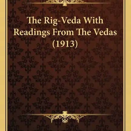 Books by splitShops - Wholesale Religion Book - The Rig-Veda with Readings from the Vedas (1913) - Paperback