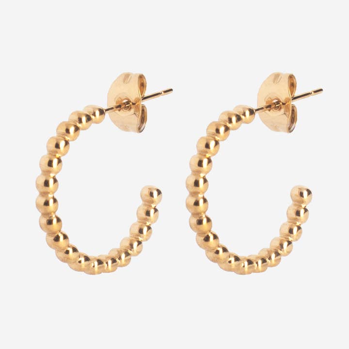 Minimalistiske hoop øreringe for engroshandel hos AURALIA SAS