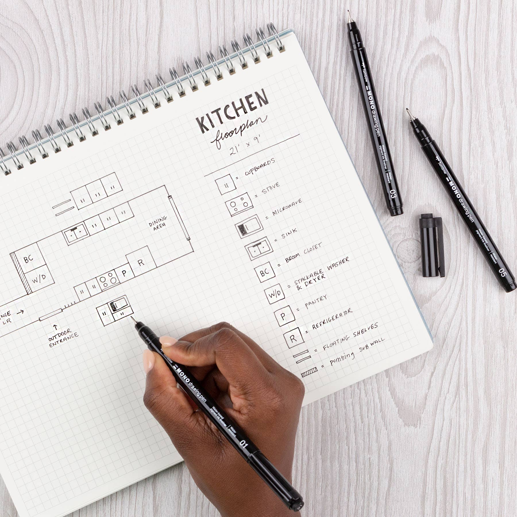 Tombow - Vente Stylos - Stylos à dessin MONO - Paquet de 310