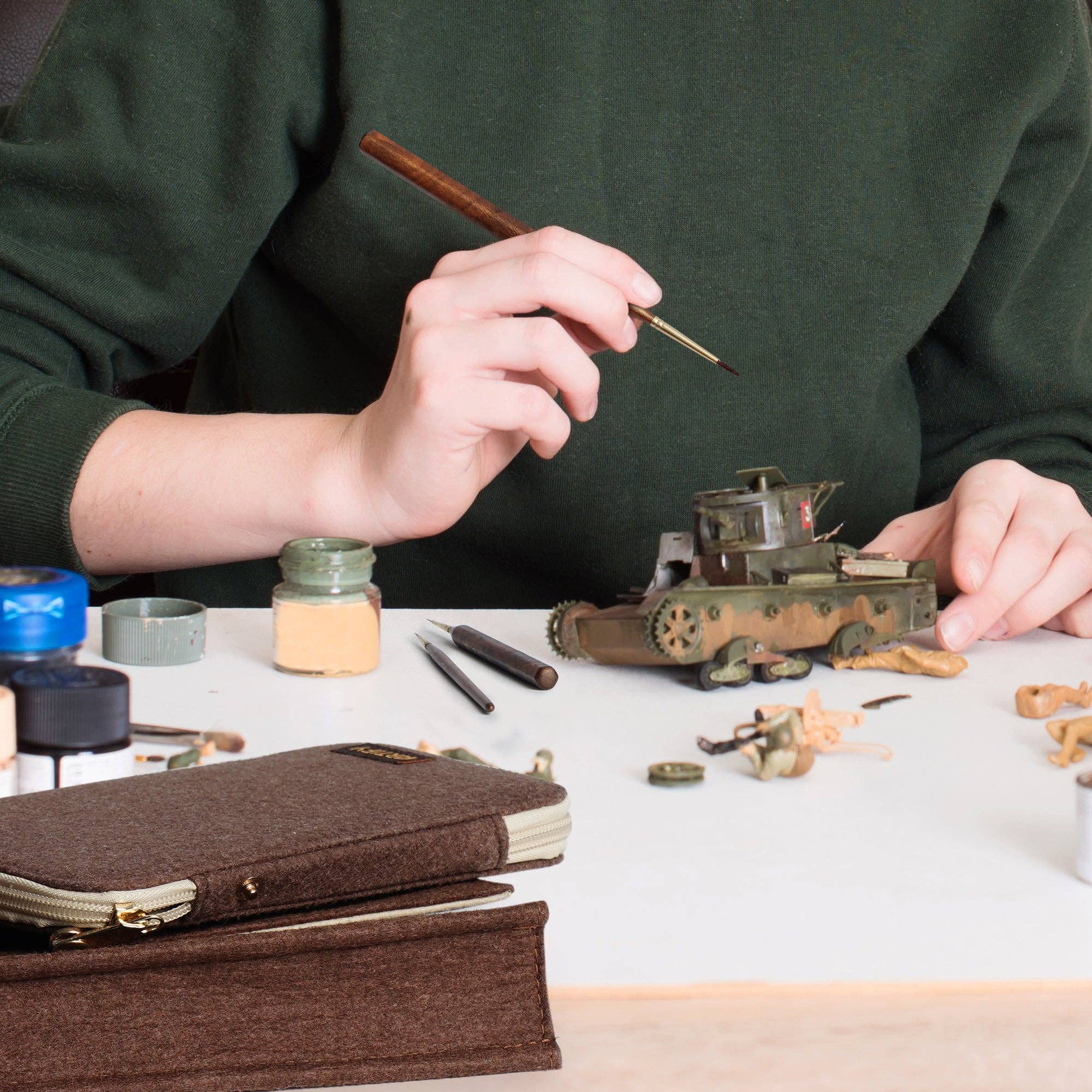 Artify - Wholesale Paint/Wax Brush - 10PCS  Ultra Detail Paint Brushes Crafted For Ultra-fine Detailing And The Utmost Precision7