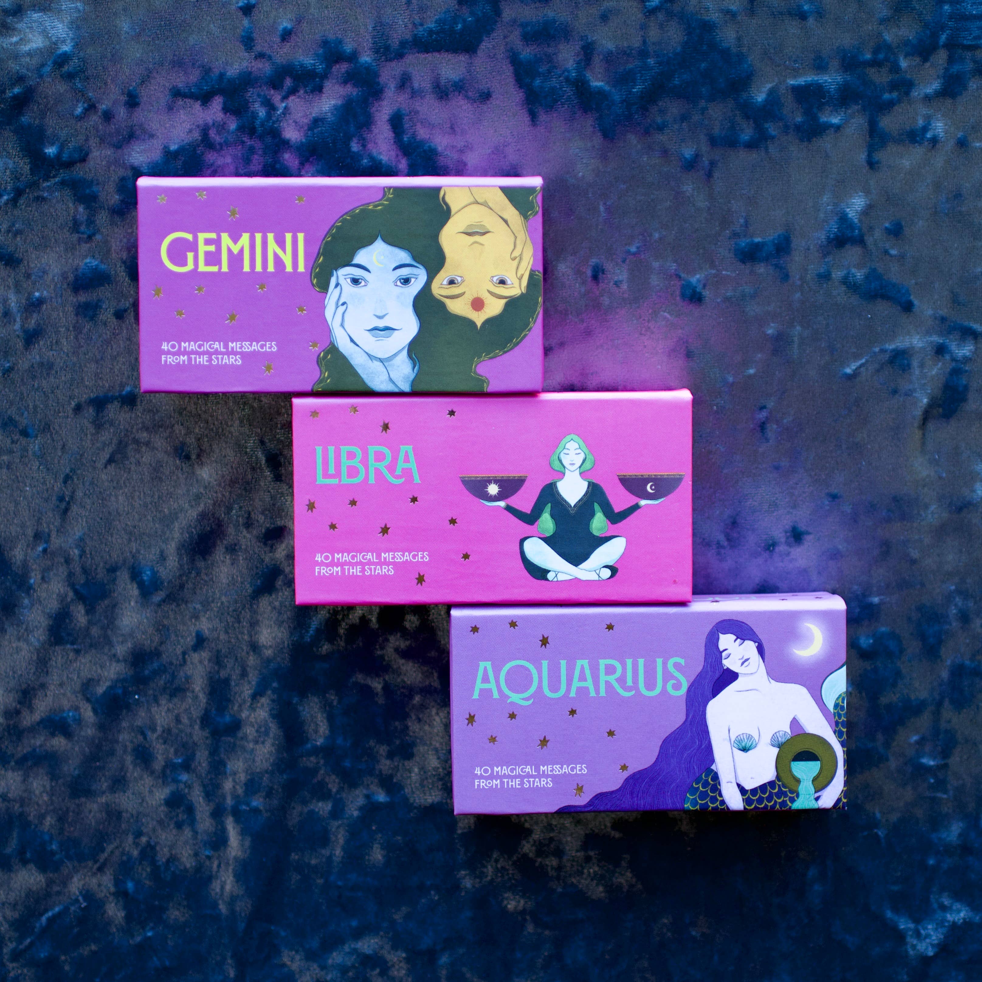 Red Wheel/Weiser LLC - Wholesale Tarot Cards - Gemini Pocket Zodiac Cards: 40 Magical Messages2