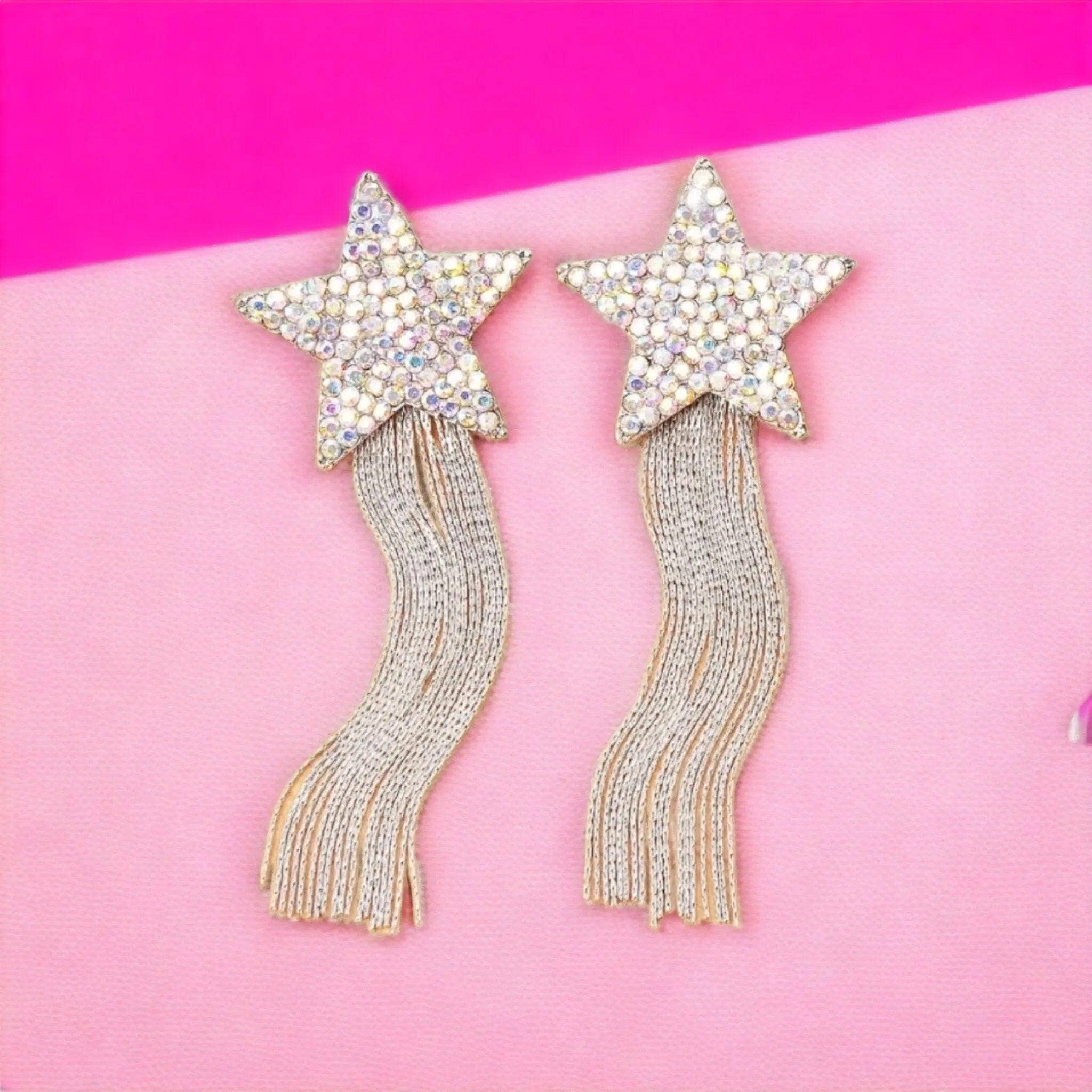 The Bling Barn – wholesale Tofsörhängen – Dollywood är stjärnan i showen örhängen2