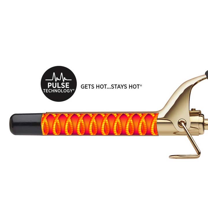 iTech361 - Wholesale Curling Iron/Wand - Hot Tools Professional Black Gold Curling Iron/Wand, 3/4"