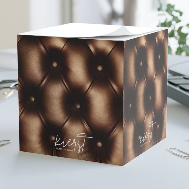 Bronze Tufted Note Cube for wholesale by kierst