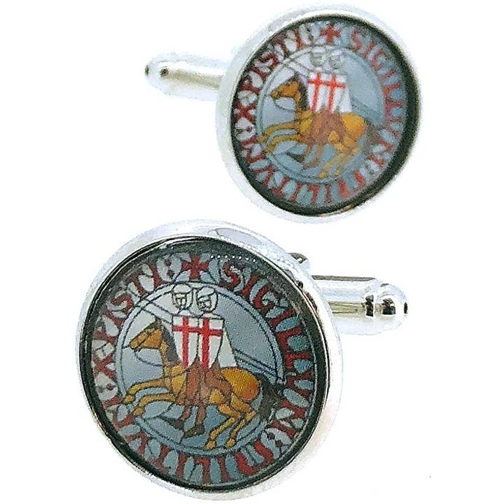 Boutons de manchette pour chevalière des Templiers pour la vente par Beclosetoyou