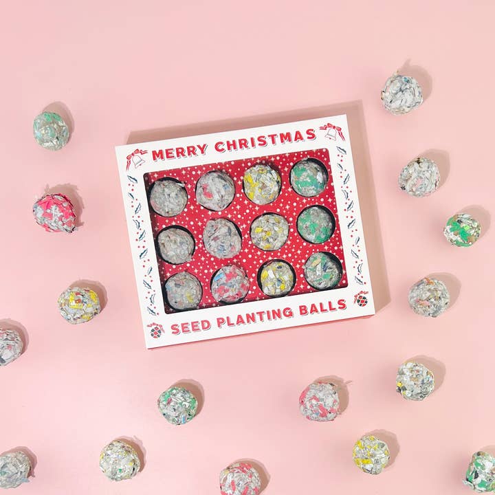 Sow the Magic - Wholesale Advent Calendar - 12 Days of Planting Christmas Seed Ball Set Advent Calendar
