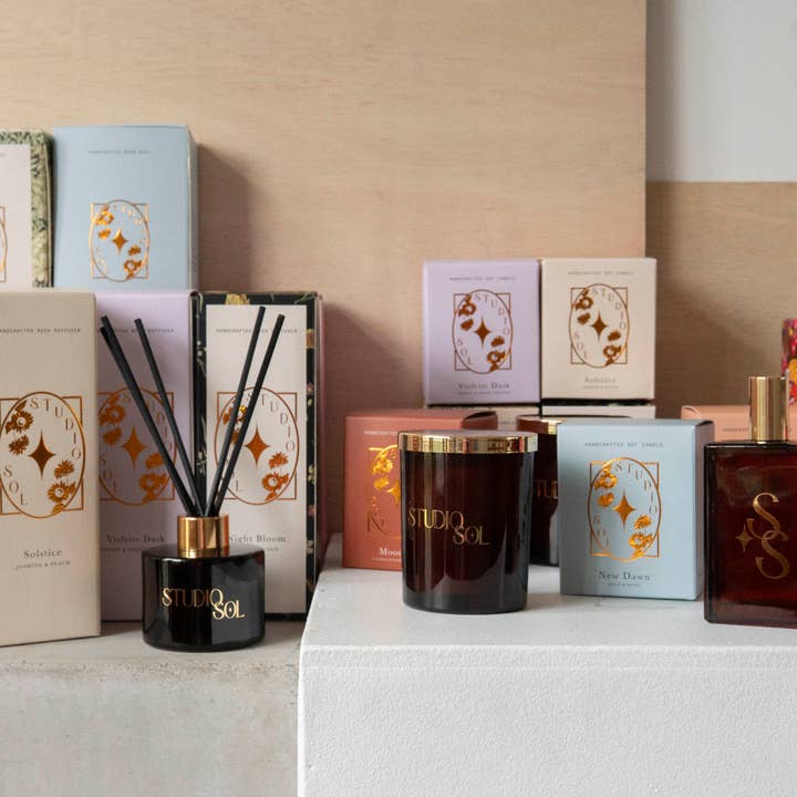 Studio Sol Store - Wholesale Jar/Filled Candle - The Whole Collection | free candle and diffuser testers