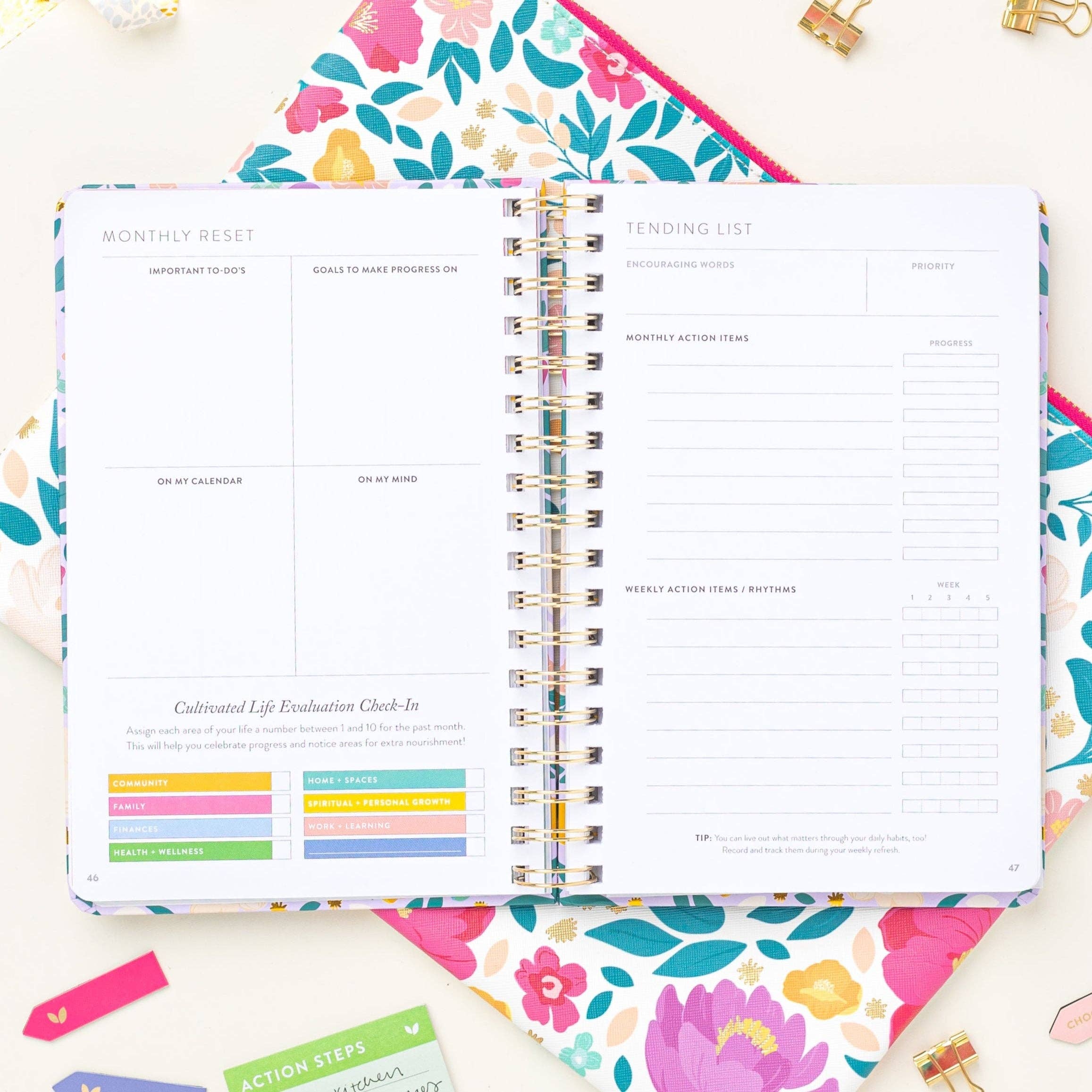 Cultivate What Matters - Wholesale Planner - Fresh Start Daily Goal Planner® | Aloe8