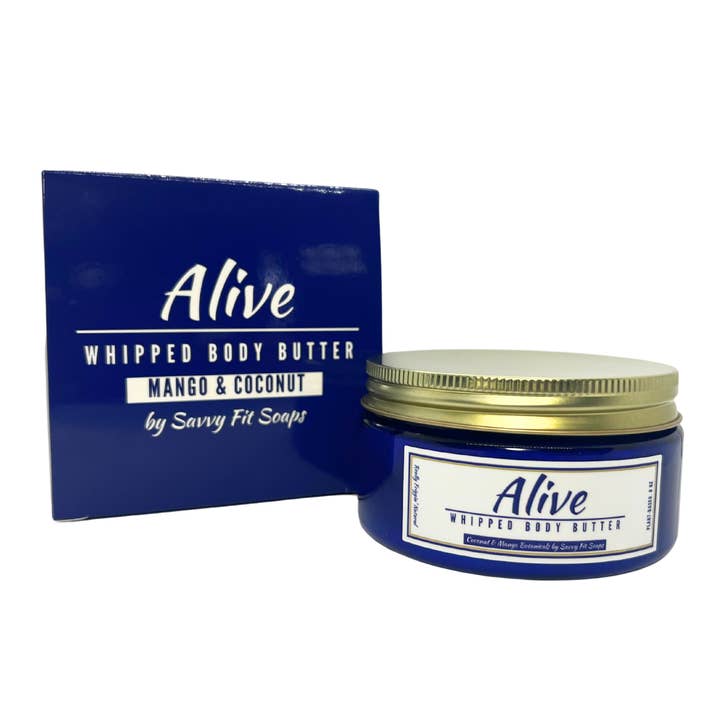 ALIVE Whipped Body Butter for wholesale by Savvy Fit Soaps