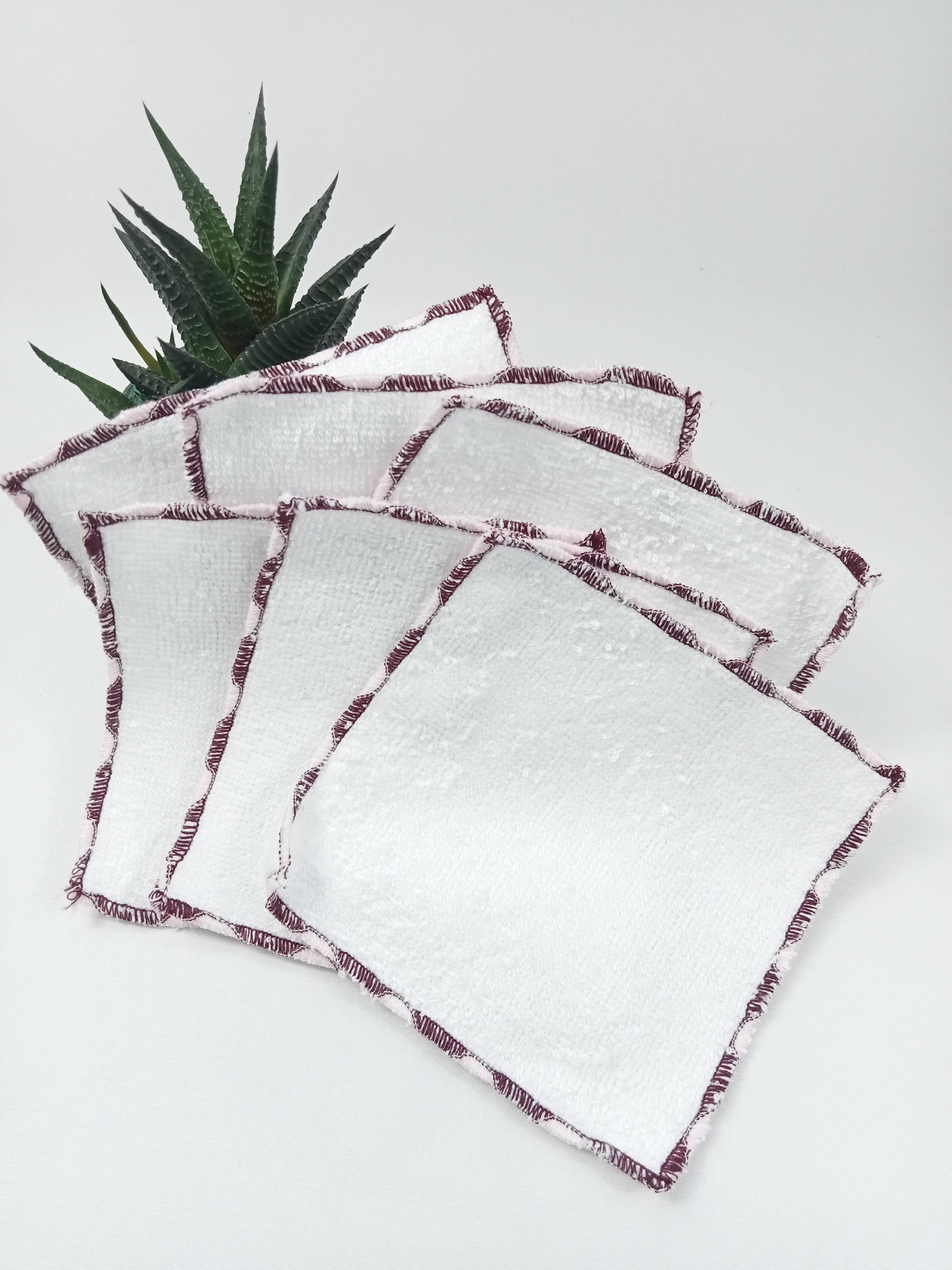 ZHENZHI - Wholesale Face & Body Wipes - Set of 6 two-sided bamboo makeup remover wipes4