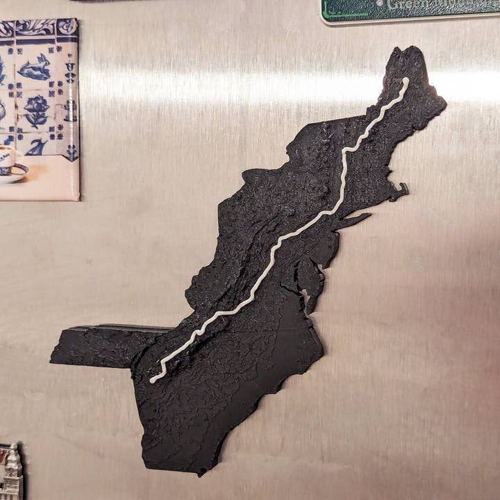 Aimant 3D du sentier des Appalaches (AT) pour la vente par 3DTrails