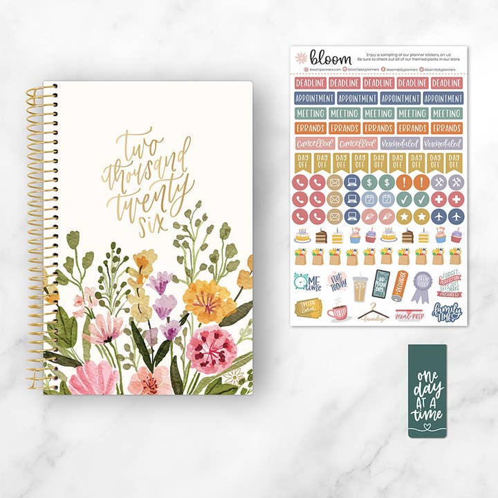 bloom daily planners - Wholesale Planner - 2026 Soft Cover Planner - 5" x 8" size30