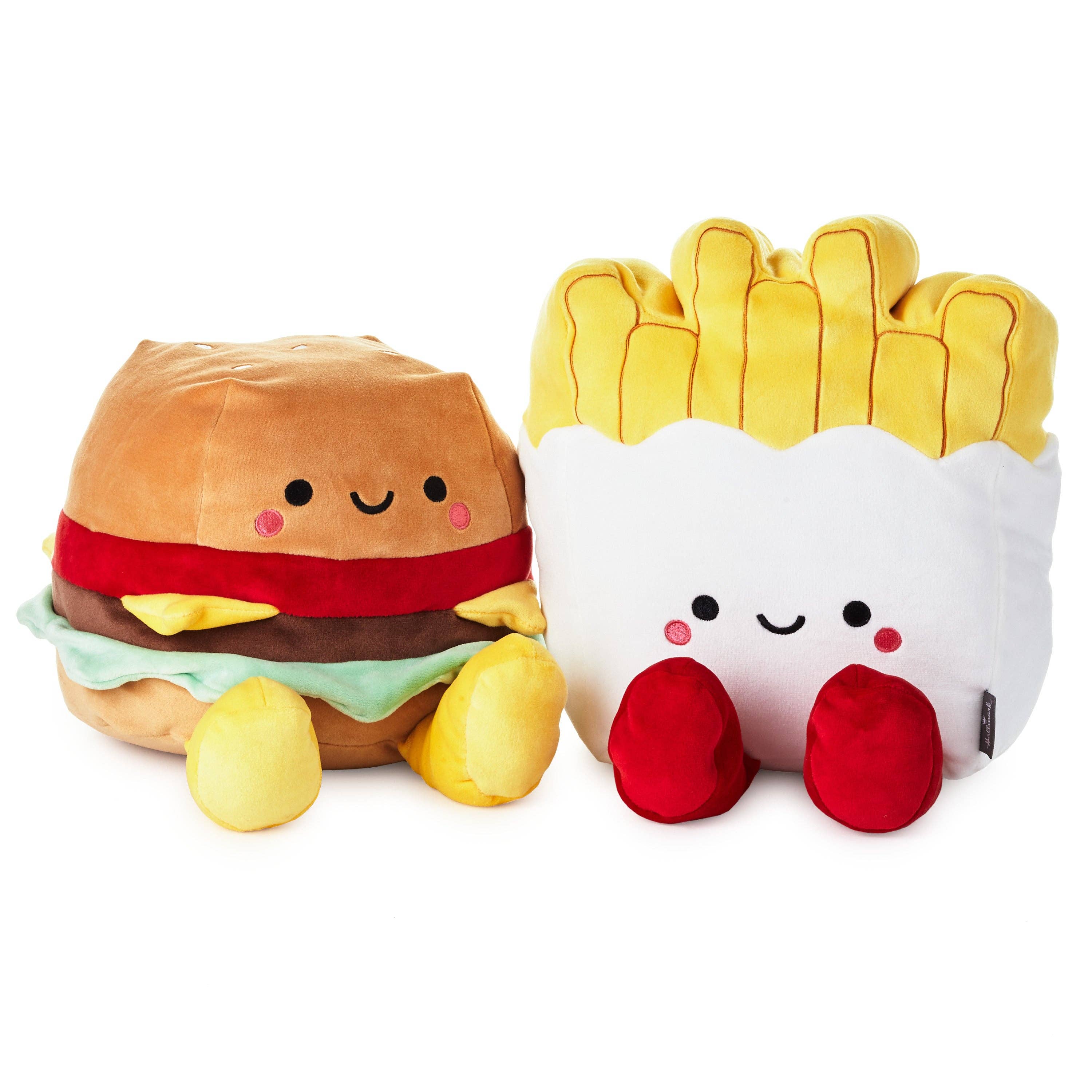 Hallmark – wholesale Stuffed/plush toy – Kids & baby – Better Together Jumbo Burger And Fries Magnetic Plush Pair2