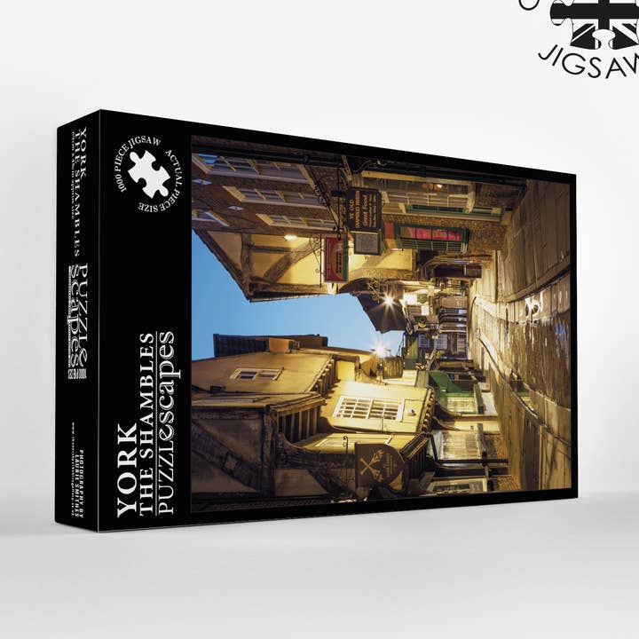 York, the Shambles - 1000 Piece Jigsaw Puzzle - Puzzlescapes for wholesale by Great British Jigsaws