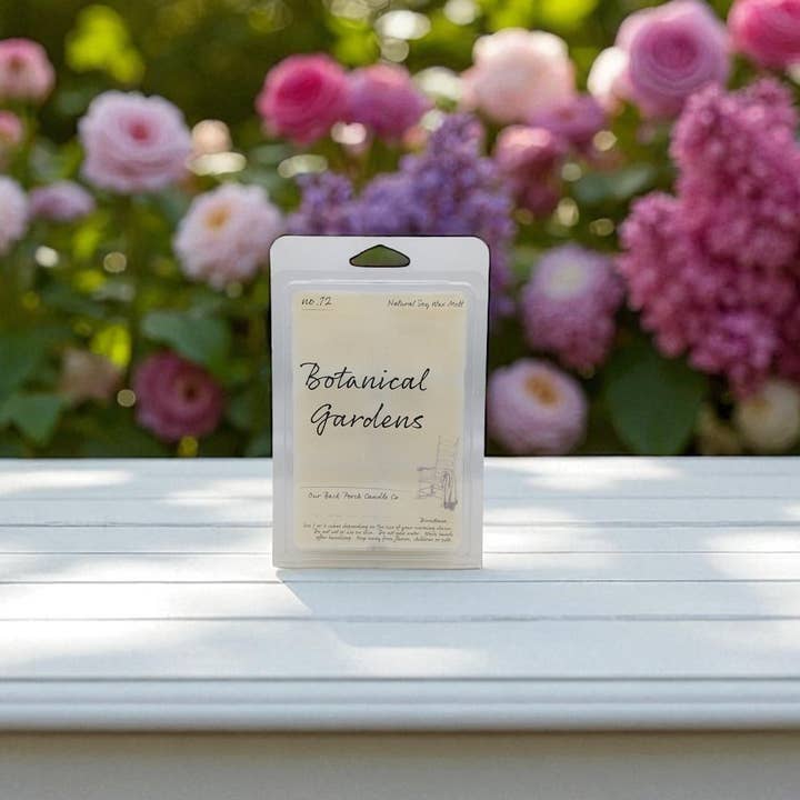 Cire fondue Botanical Gardens pour la vente par Our Back Porch Candle Co