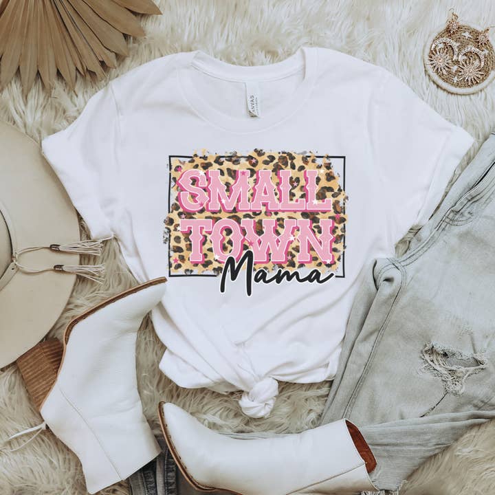 Small Town Mama Tee for wholesale by The Hive Boutique Wholesale