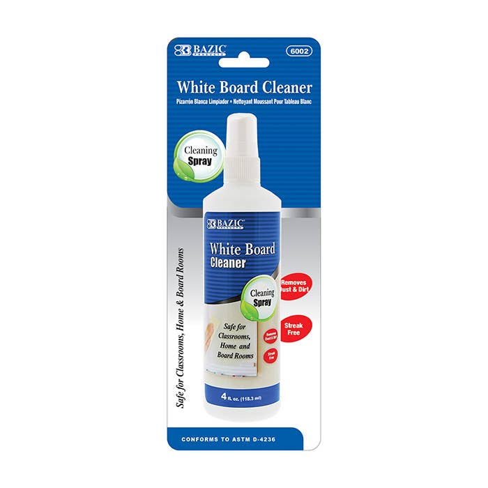 Luna Office Supply - Everyday Essential - Wholesale Whiteboard/Dry-Erase Board - 4 oz White Board Cleaner