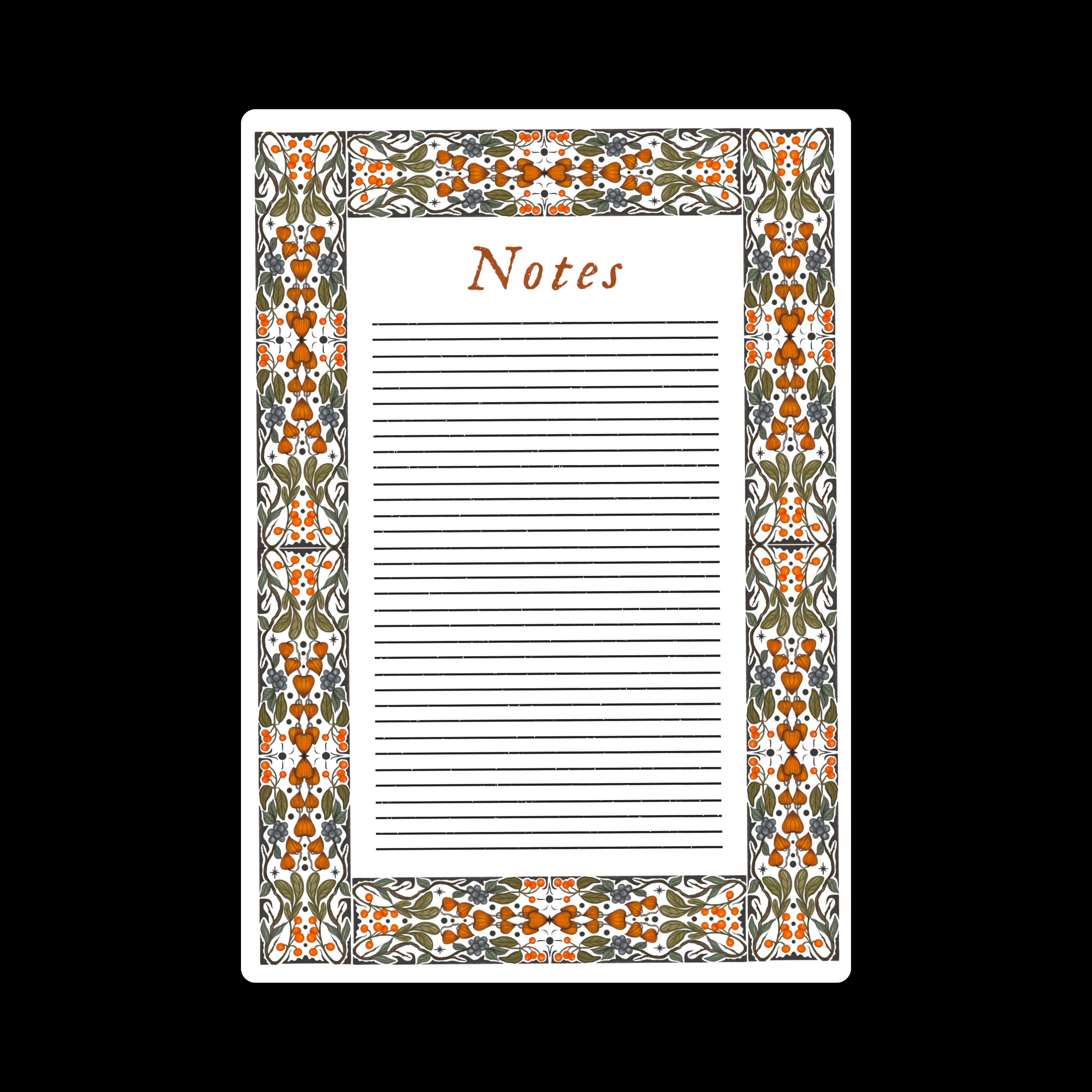 Black Moss Studio - Wholesale Stationery/Notecard Set - Autumnal Equinox Stationery Bundle – Raven & Autumn Foliage5