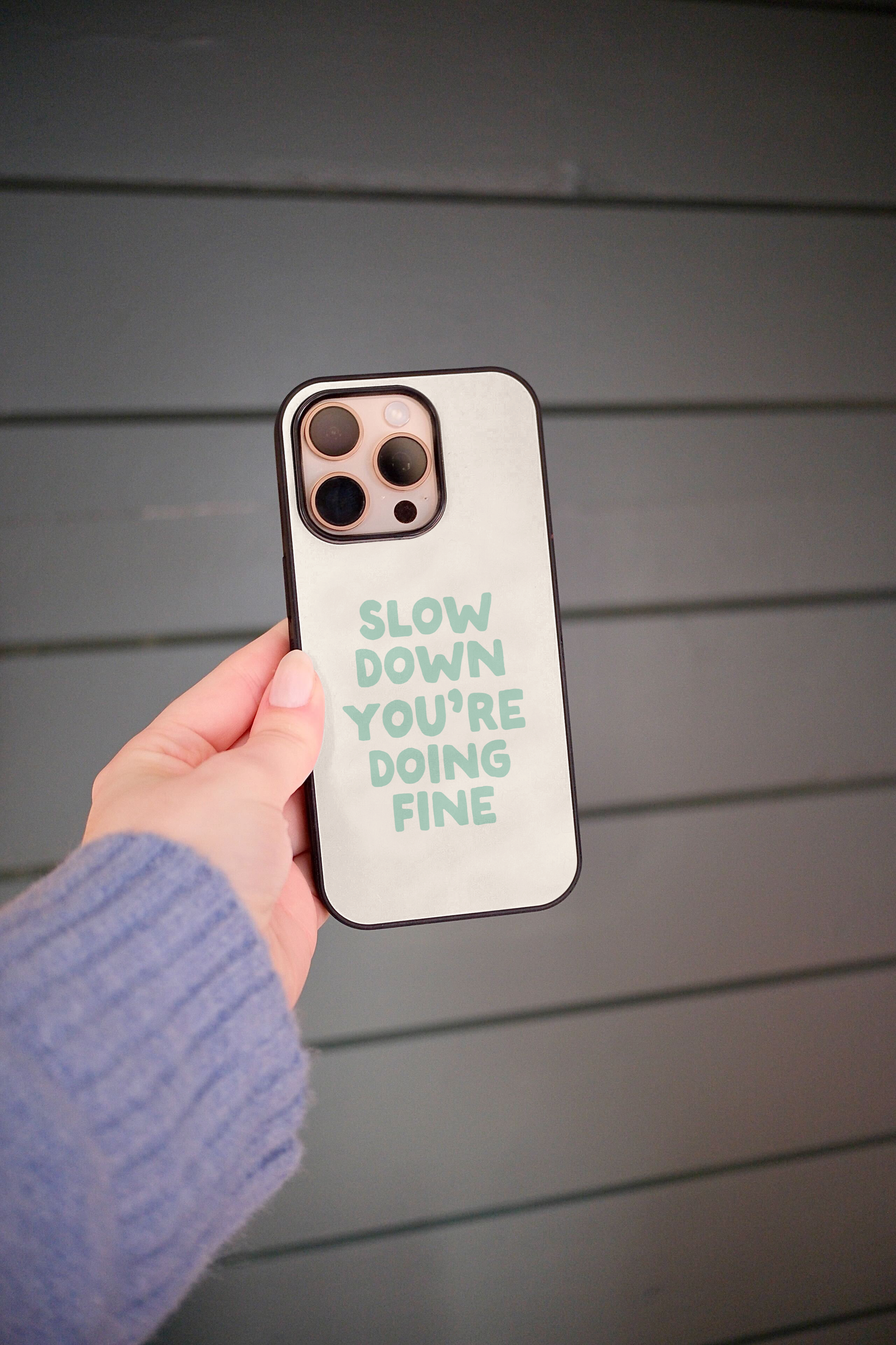 Wisdom and Wonder Designs – wholesale Phone case – Women’s – Slow Down You're Doing Fine | Phone Case4