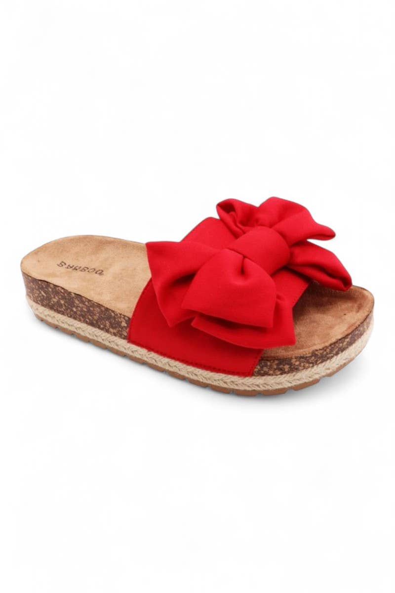 FASHION EMPORIO - Vente Sandales – femme - Sandales à Décoration Nœud Papillon pour Femmes JP-CLASH-202