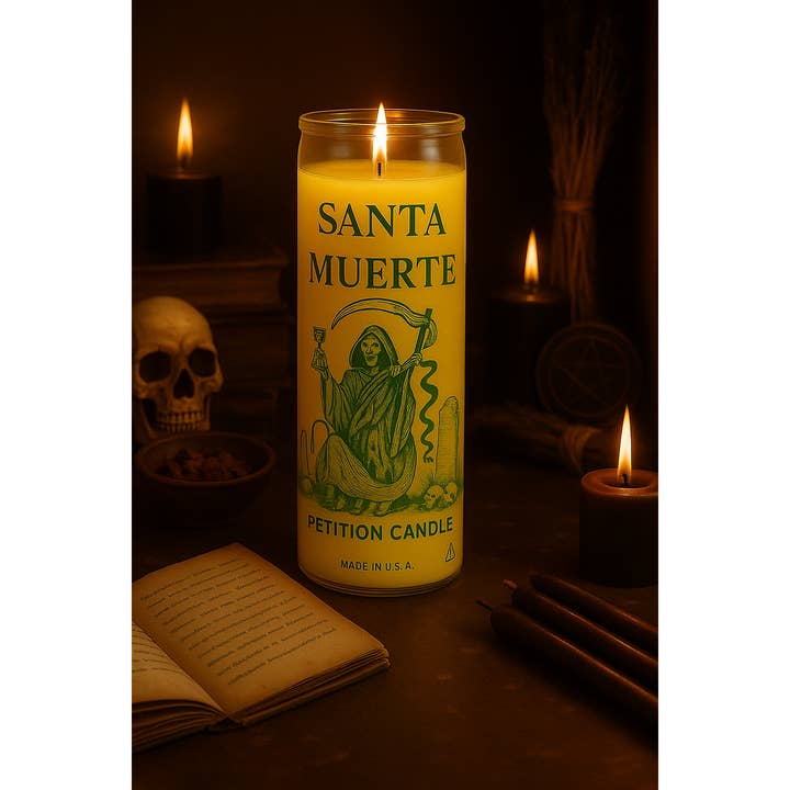 The Spiritual Alchemists - Wholesale Votive Candle - Santa Muerte Petition Candle6