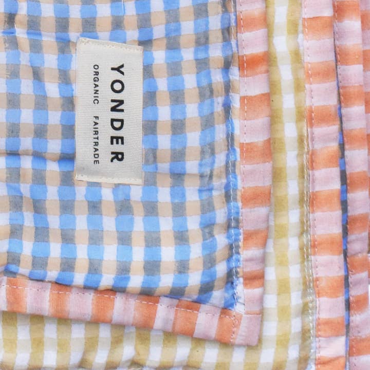 YONDER. - Vendita all'ingrosso Trapunte - Coperta Trapuntata in Cotone Organico | Senape