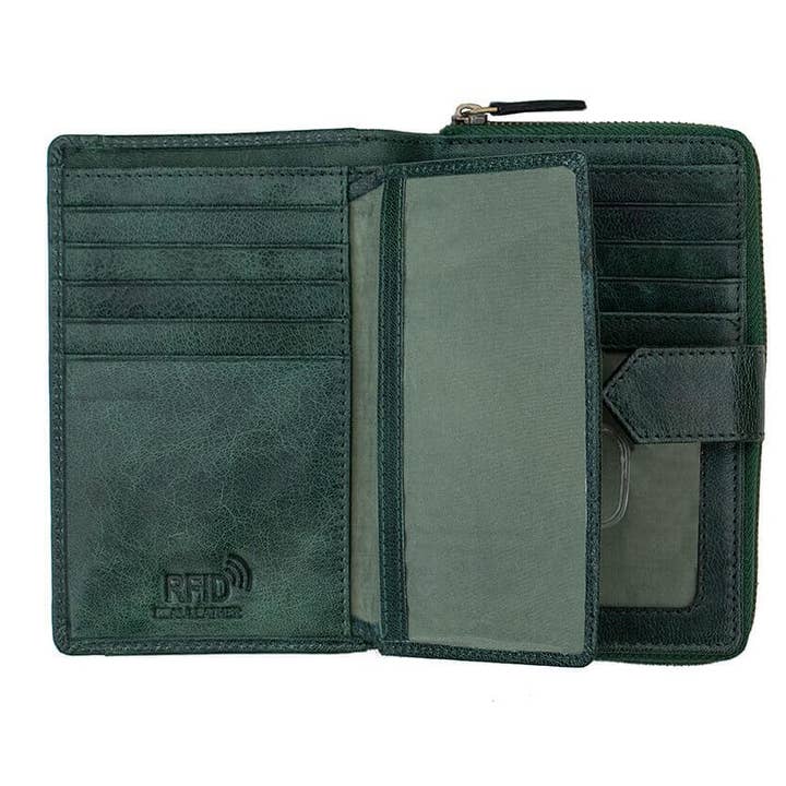 PRIMEHIDE - Wholesale Wallet - Women's - Arizona Leather Bifold Purse - 36024