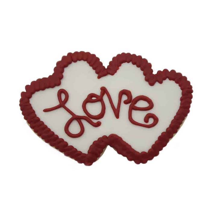 R&M International - Wholesale Cookie Cutter - Double Heart Cookie Cutter (3.5")