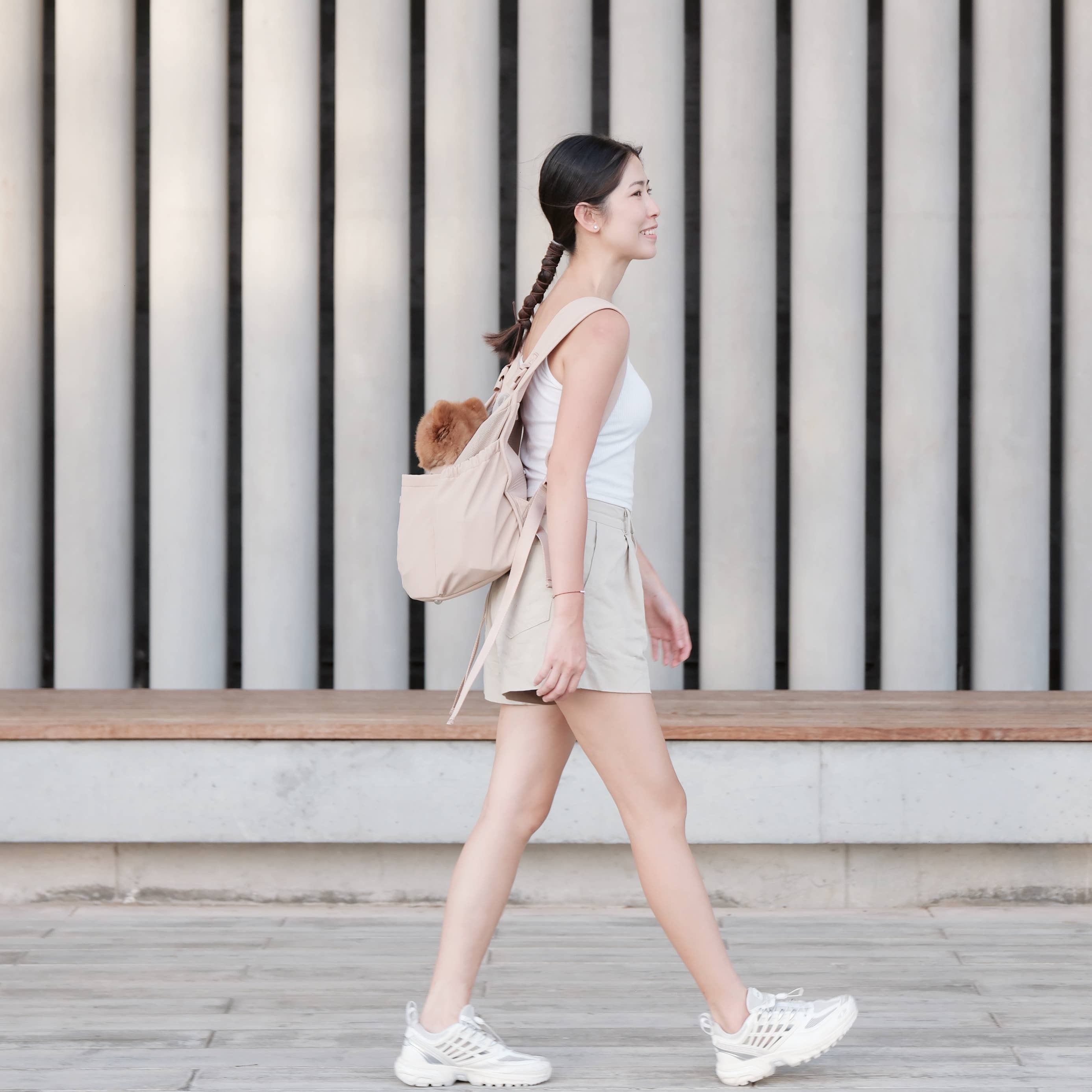 Pups & Bubs - Vente Caisse de transport – chat et chien - Sac de transport avant et arrière Let's Adventure pour chiens et chats | 3 couleurs4