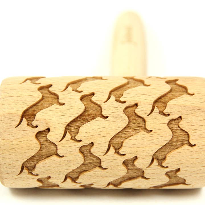 Rodillo mini con diseño de perro salchicha para venta al por mayor de Folkroll