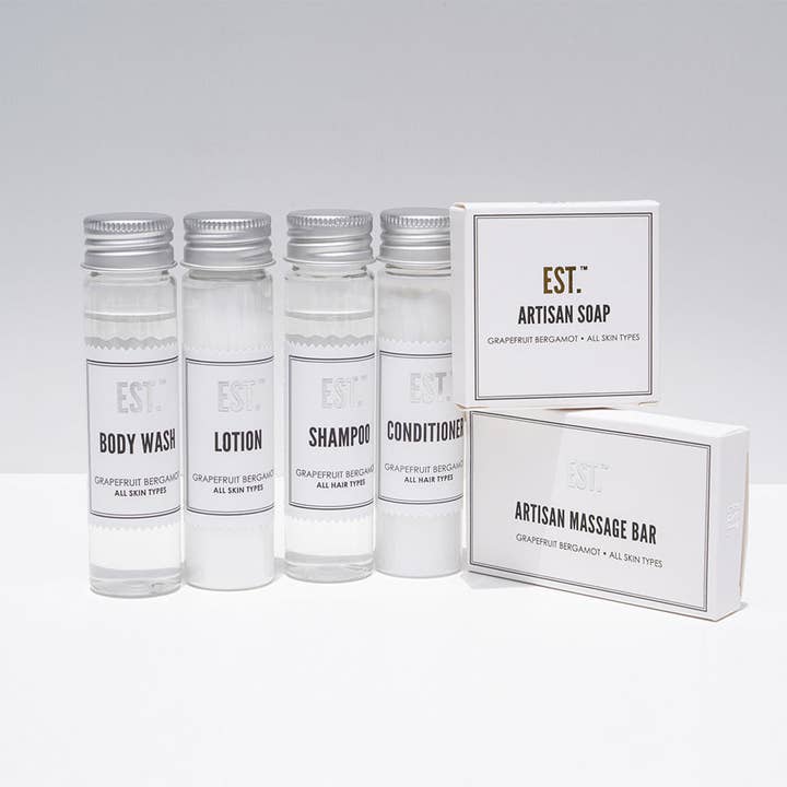 World Amenities - Wholesale Bath & body set - EST. Vacation Rental Kits1